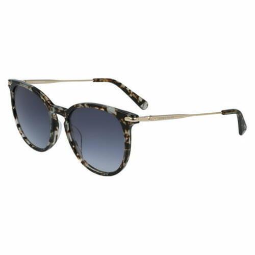 Longchamp LO 646S 227 Havana Aqua Sunglasses with Grey Lenses 54/18/140 - Havana Aqua, Frame: Havana Aqua, Lens: Gray