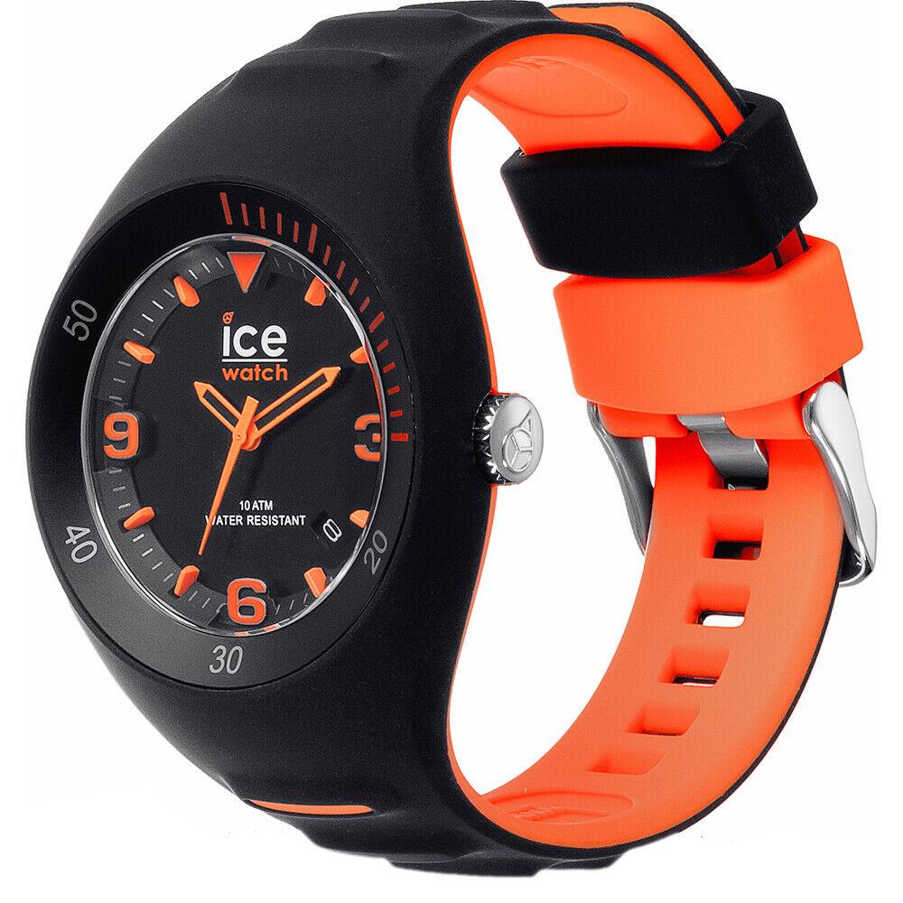 Ice Pierre Leclercq Black Stainless Steel and Silicone Strap Men`s Watch. 017598