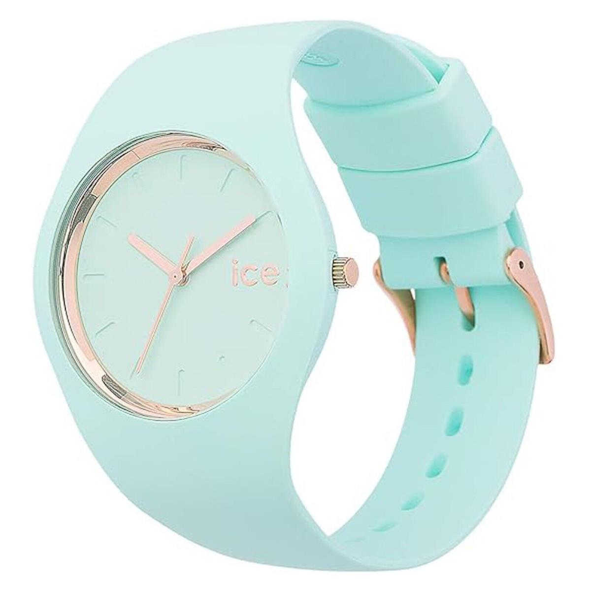 Ice-watch Unisex Glam Silicone Strap Water Sports Wrist Watch - Pastel Blue Aqua