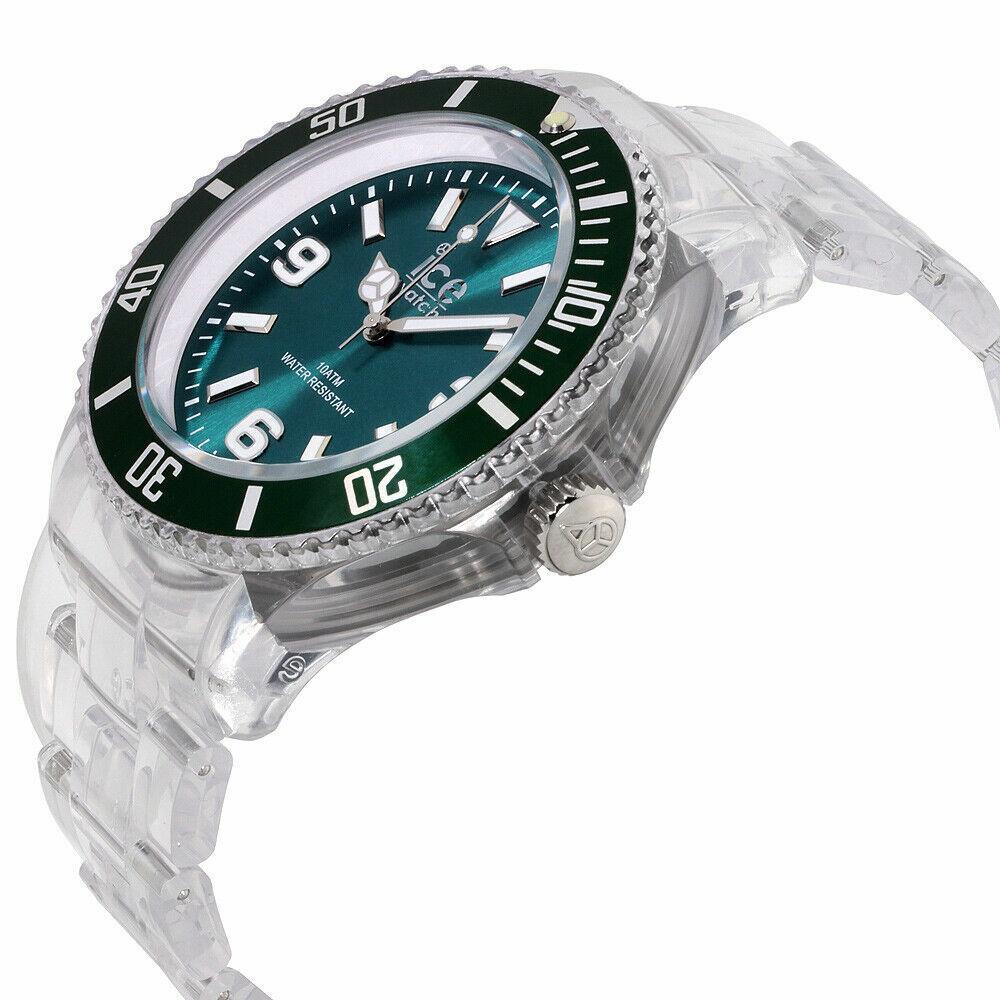 Ice-watch Ice-pure Green Dial Plastic Strap Unisex Watch PU.FT.S.P.12