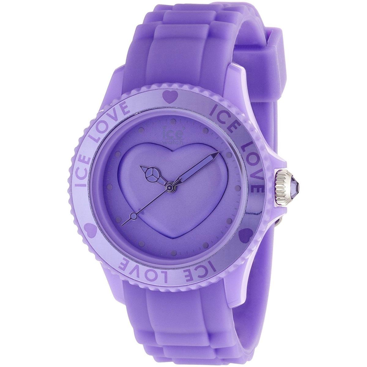 Ice-watch Ice-love Lavender Unisex Rubber Strap Watch LO.LR.U.S.11