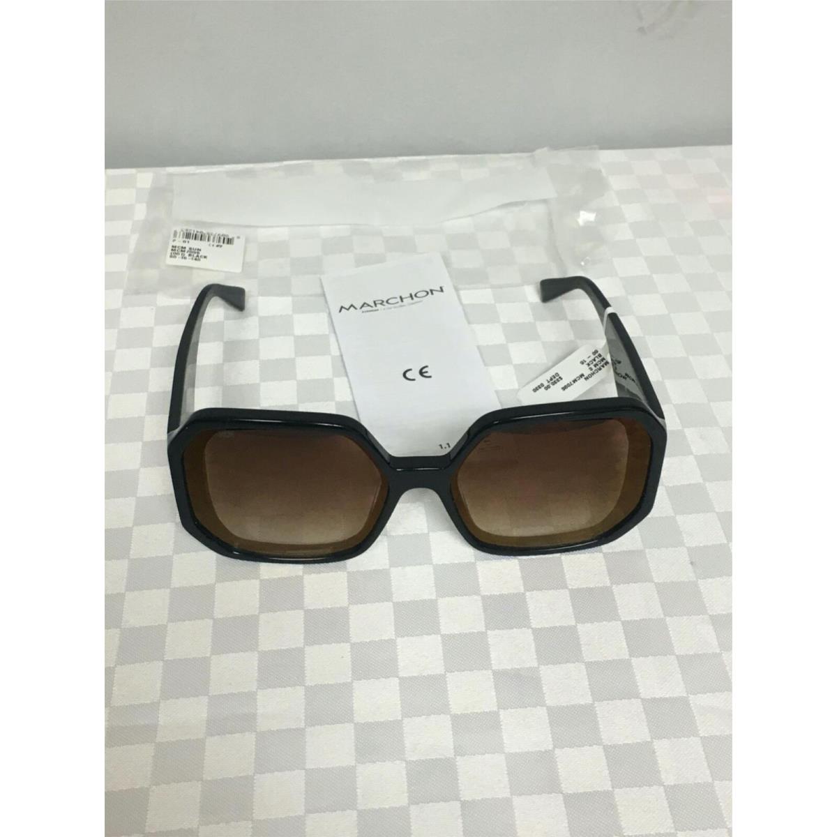 MCM709S Geometric Sunglasses Black 60MM