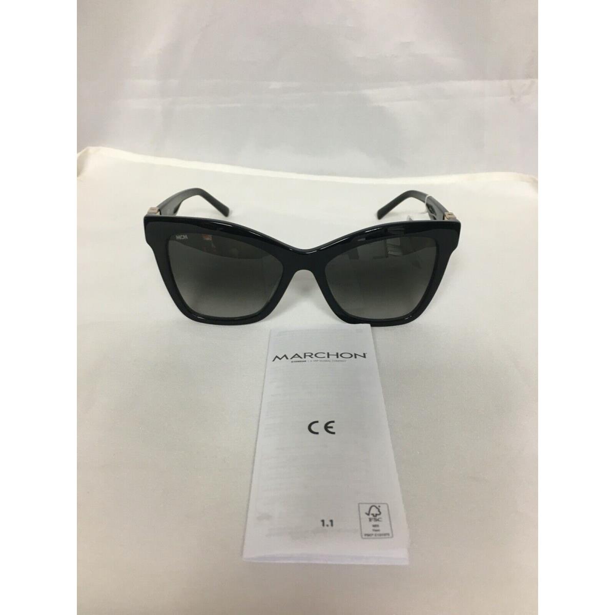 Mcm Women`s Butterfly Sunglasses 712S Black 55M 295