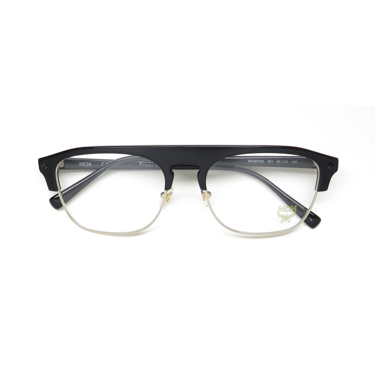 Mcm 2700 Exclusive Colection Premium Segment Designer Hot Eyeglass Frame/glasses Black / Silver