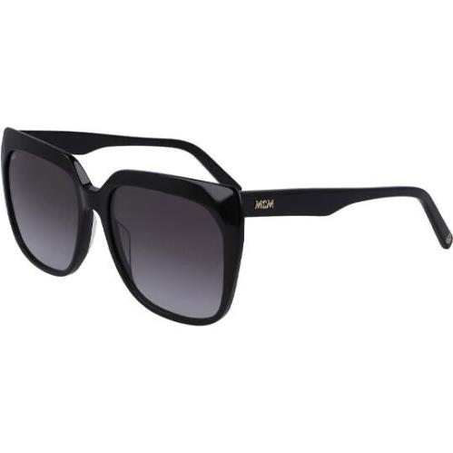 Mcm Women`s Oversize Square Butterfly Sunglasses - MCM701S Black/Grey (001)