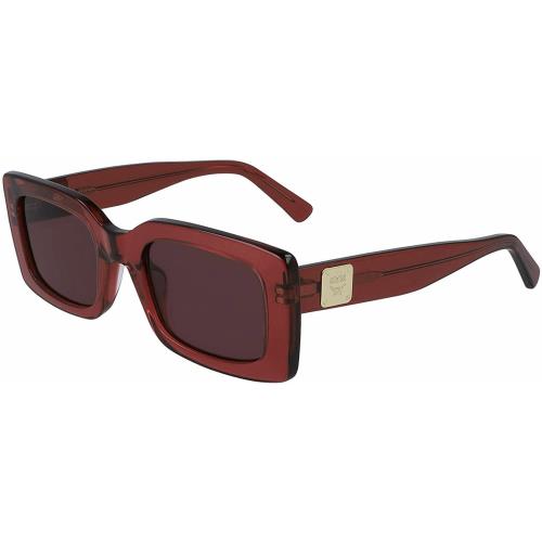 Mcm MCM687S-521 Unisex Cyclamen Sunglasses Red Lens