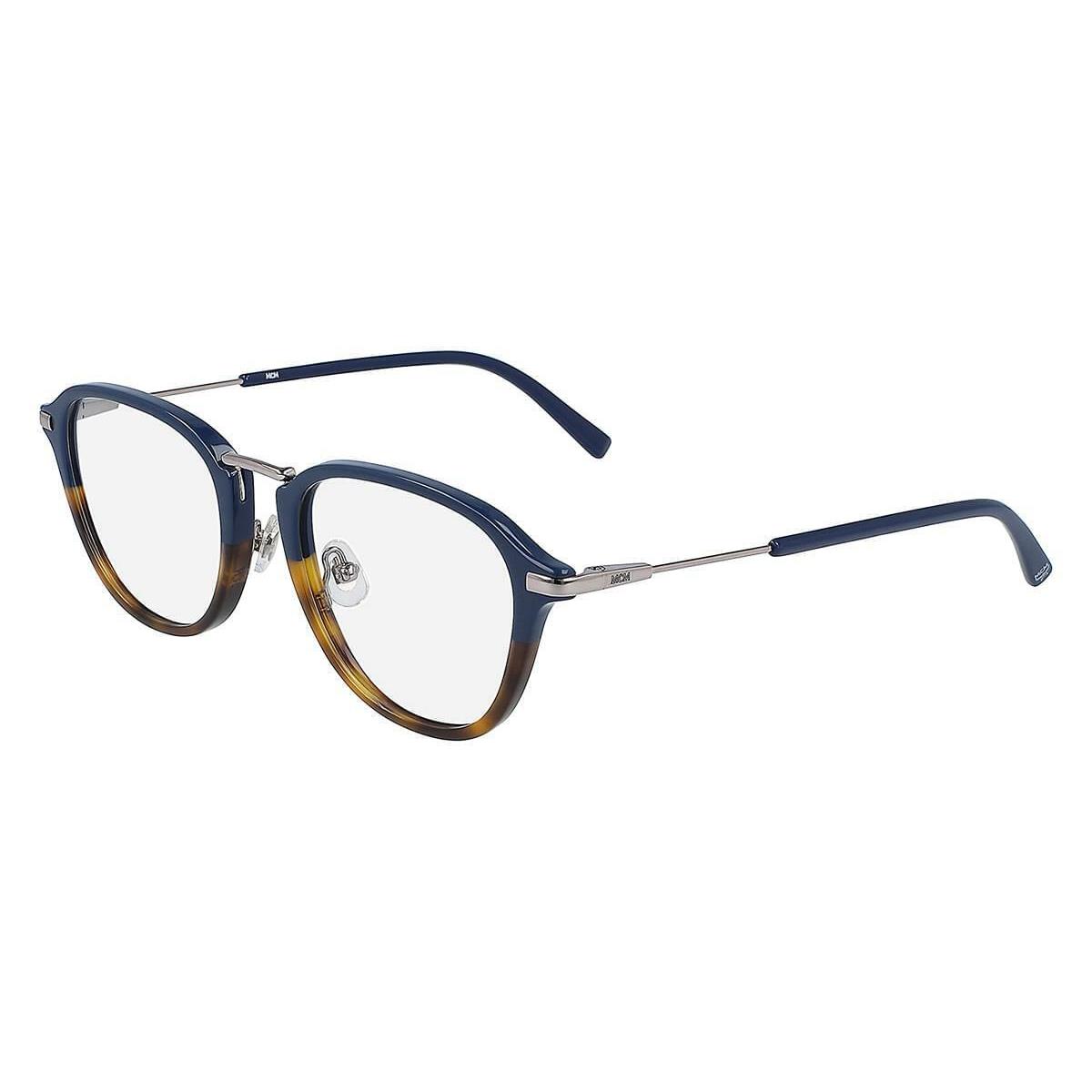 Mcm Unisex Eyeglasses Clear Demo Lens Havana Blue Zyl Square Frame MCM2703 235