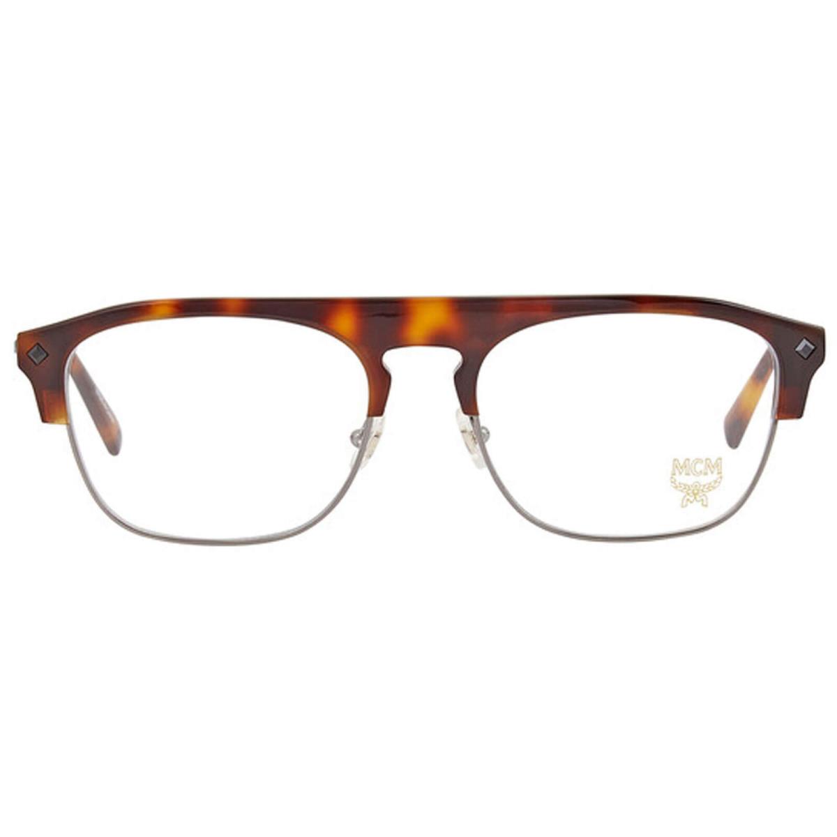 Mcm Women`s Eyeglasses Havana Plastic Square Full-rim Frame Mcm 2700 214