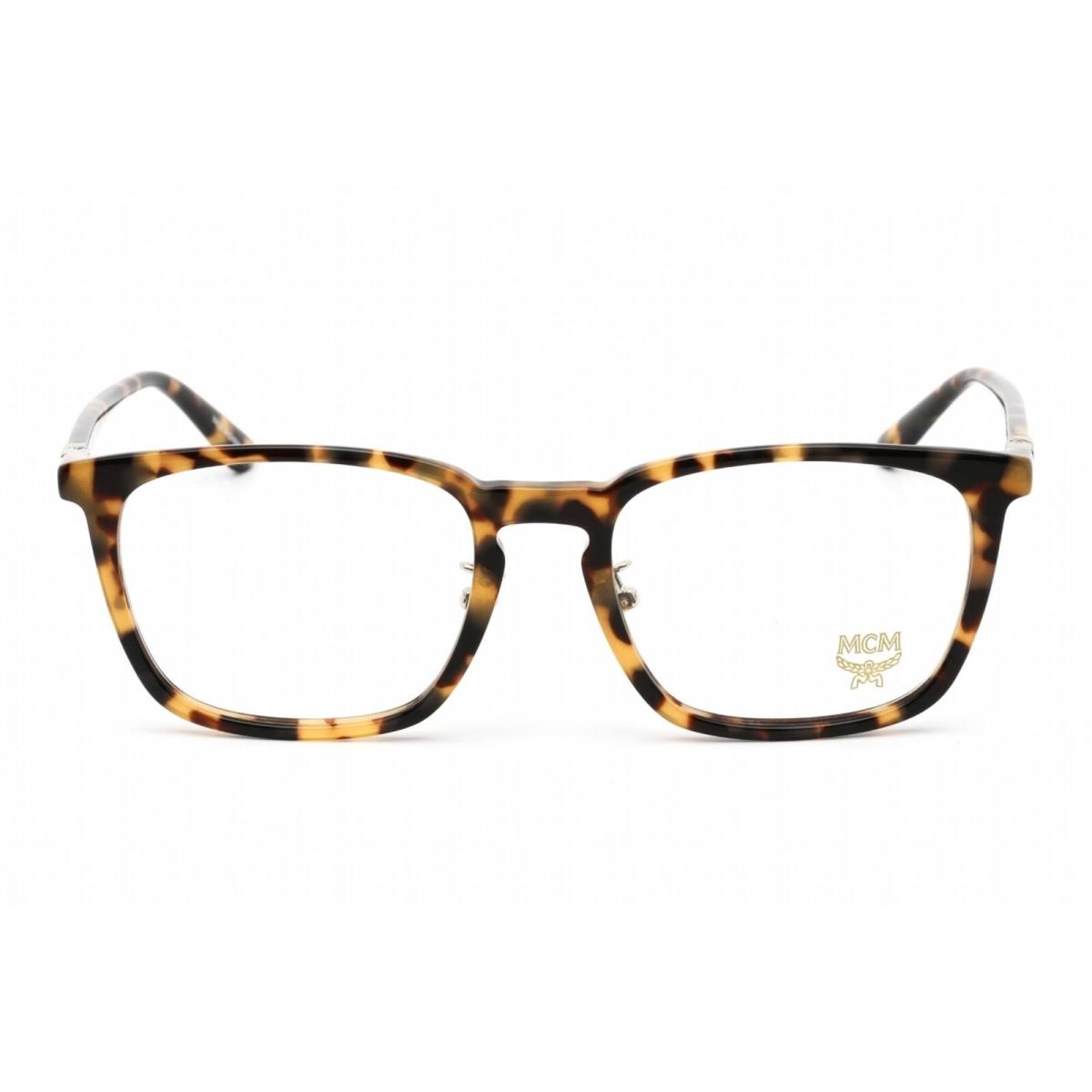 Mcm Unisex Eyeglasses Clear Demo Lens Vintage Havana Plastic Square MCM2721A 212