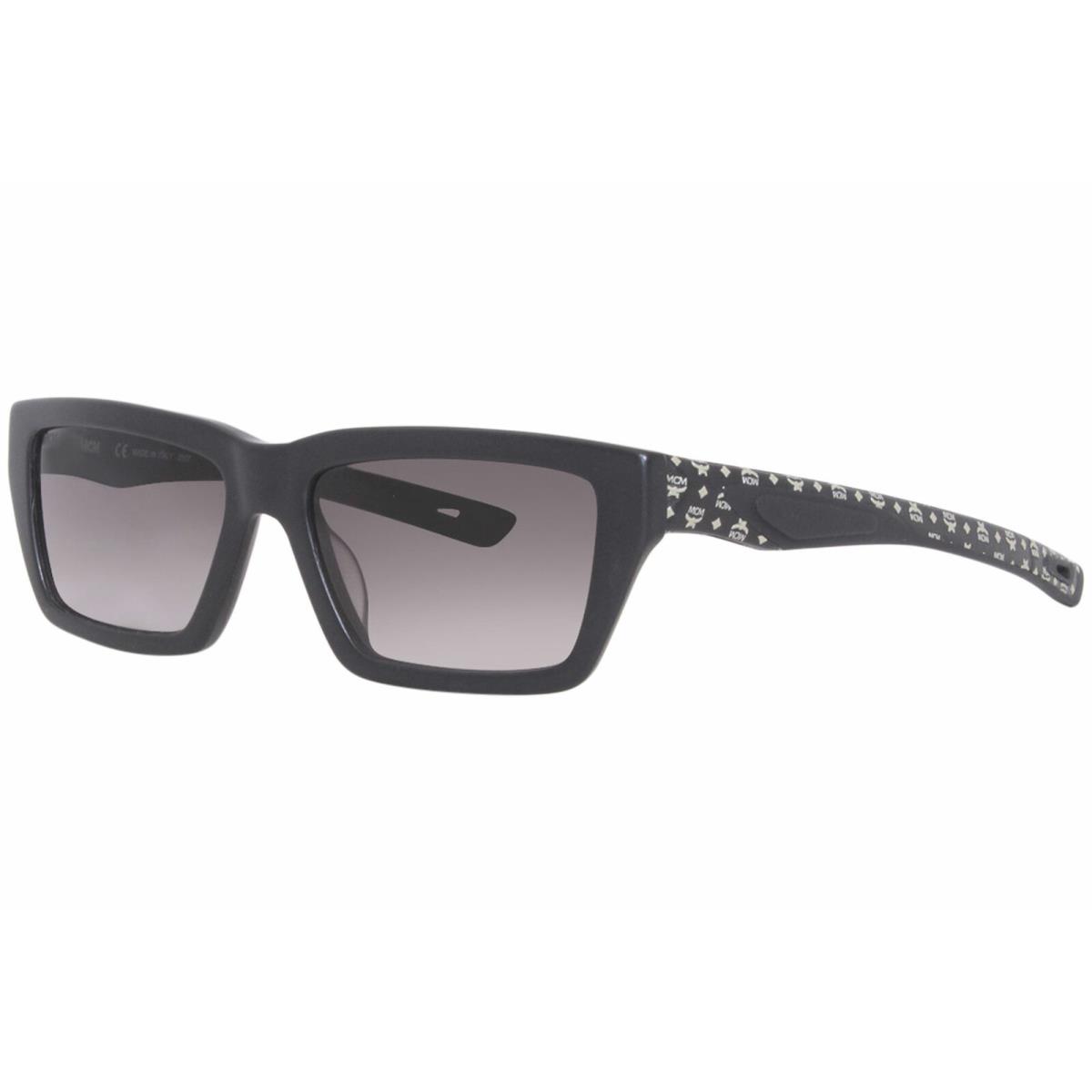 MCM696SL 004 Black Black Visetos Sunglass W/grey Gradient Lens Mcm Case