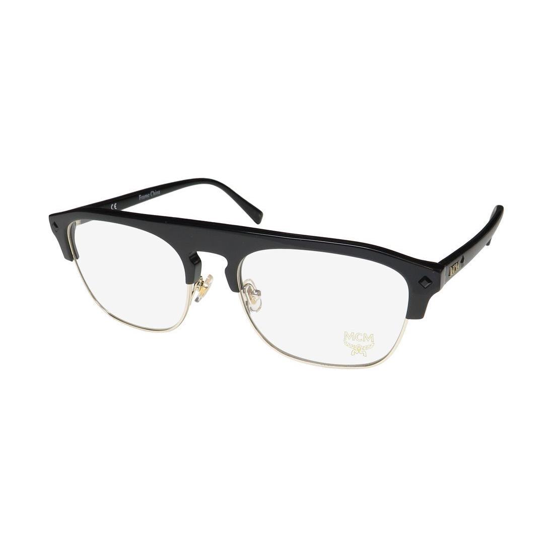 Mcm 2700 Eyeglasses Plastic 56-19-145 001 Black Designer Full-rim Unisex