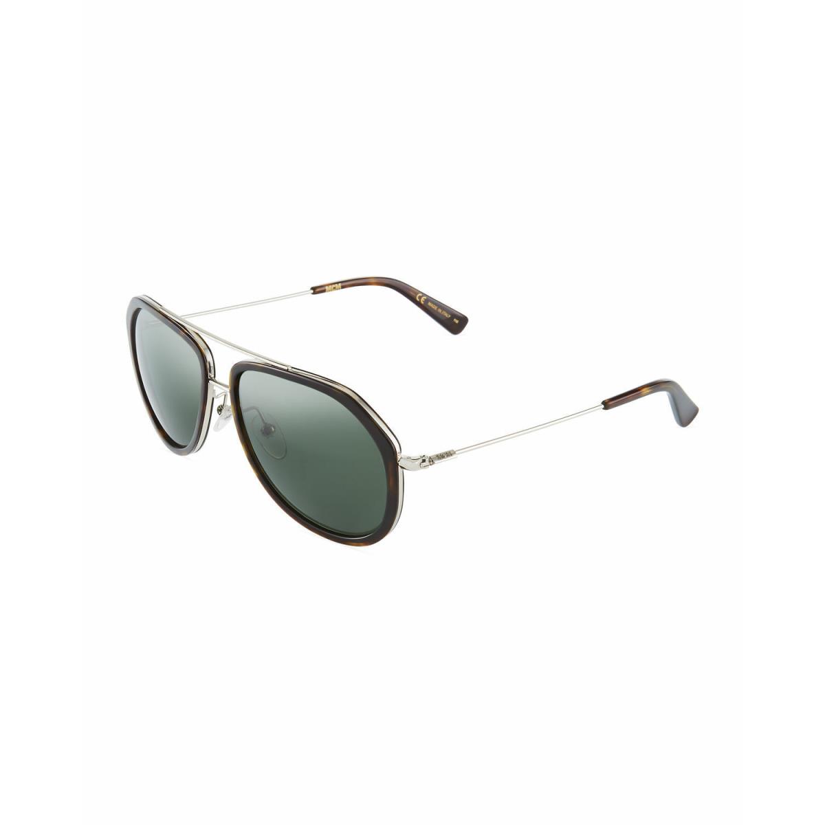 Mcm 613S 214 Havana Aviator Sunglasses 58mm with Green Lenses Mcm Case