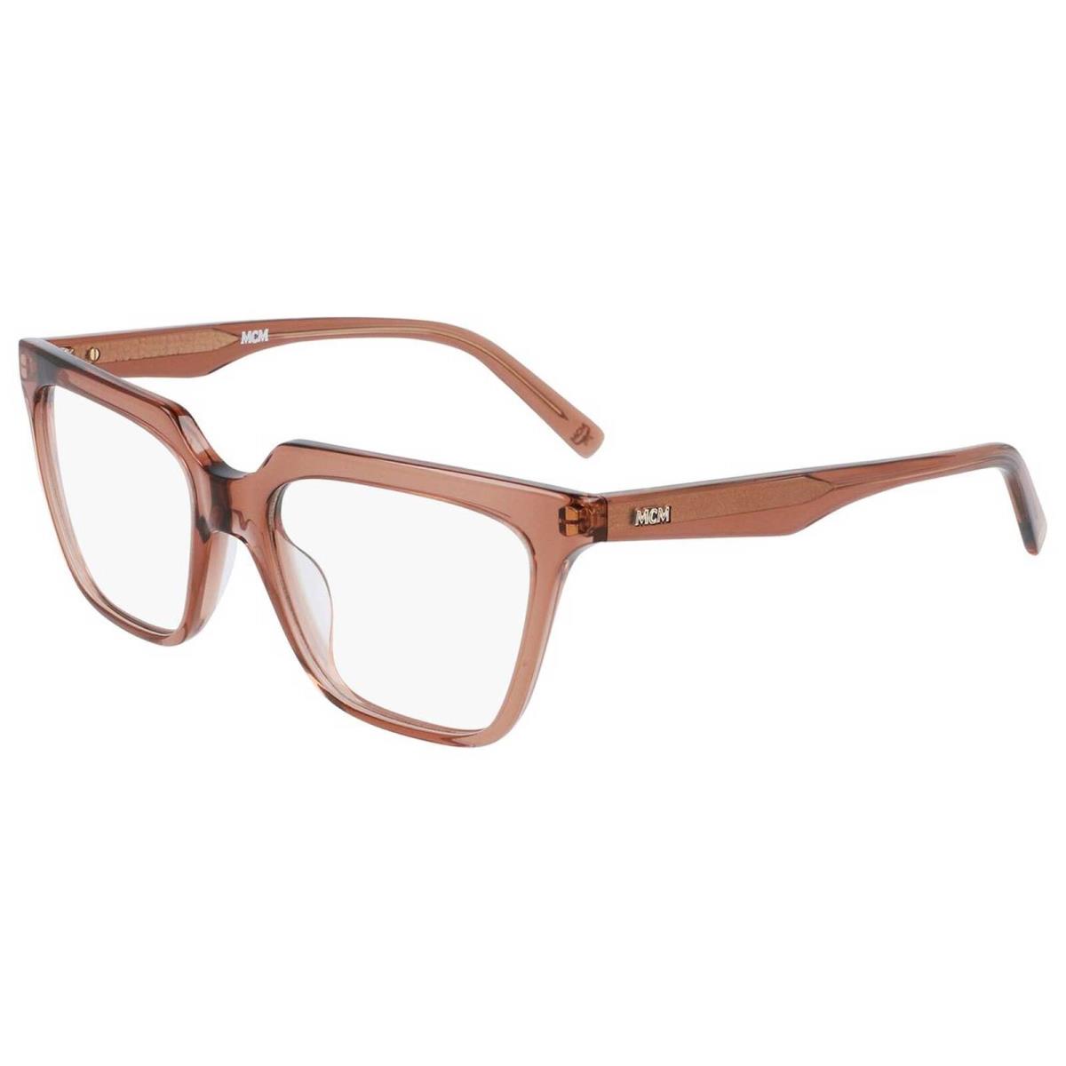 Mcm Women`s Eyeglasses Camel Square Full-rim Zyl Frame Clear Lens MCM2716 260