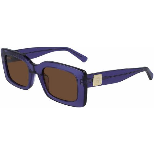 Mcm MCM687S-514 Unisex Violet Sunglasses Brown Lens