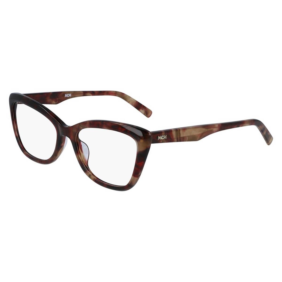 Mcm Women`s Eyeglasses Red Havana Cat-eye Acetate Full-rim Frame MCM2708 636