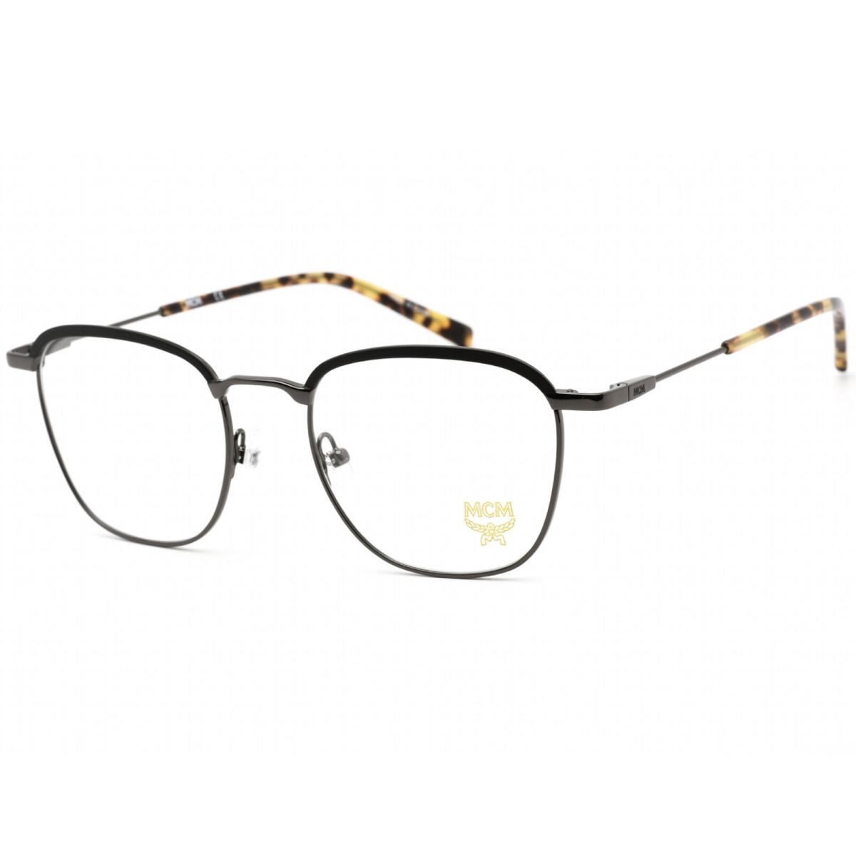 Mcm Men`s Eyeglasses Clear Lens Dark Ruthenium Square Shape Frame MCM2150 069