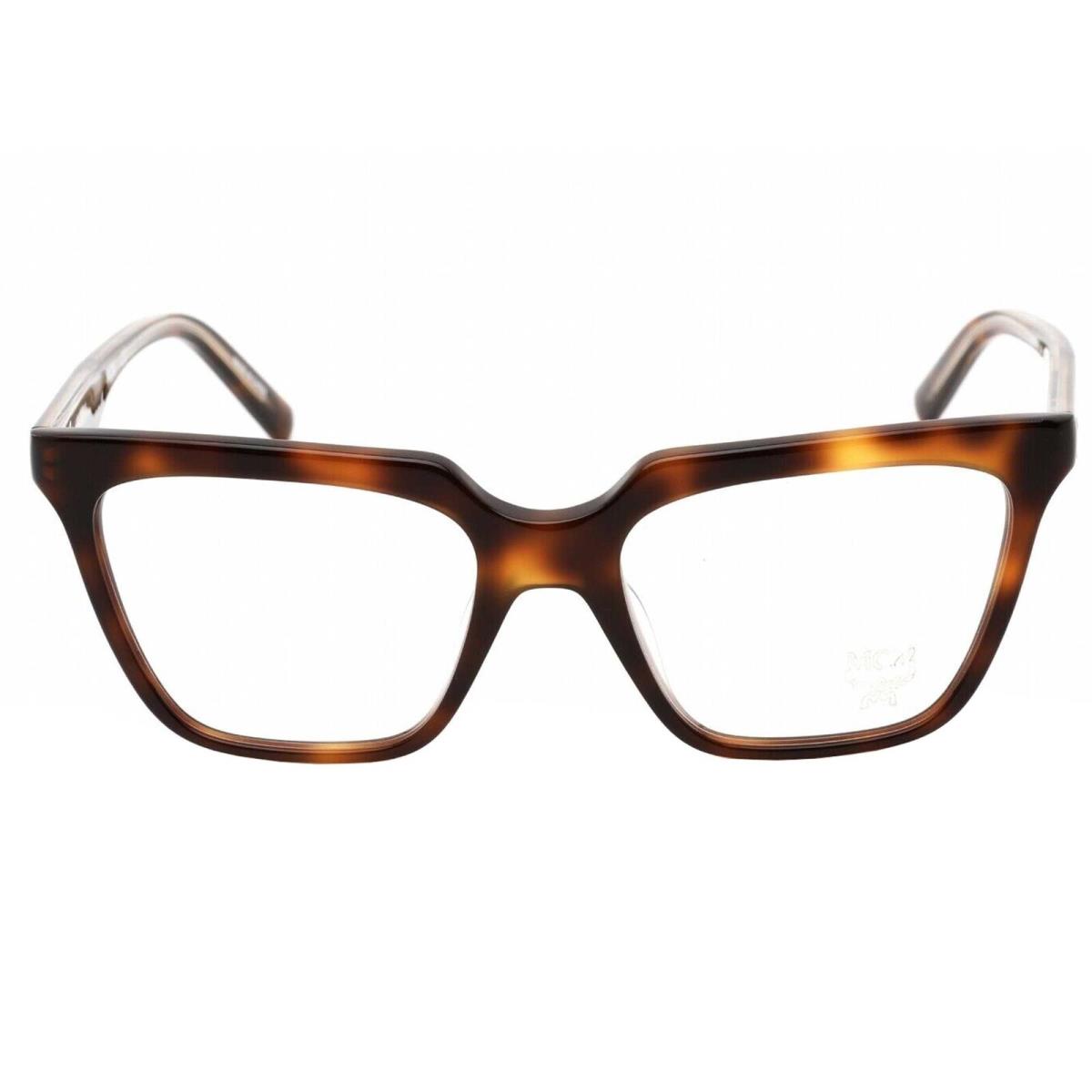 Mcm Women`s Eyeglasses Havana Square Full-rim Frame Clear Lens MCM2716 214