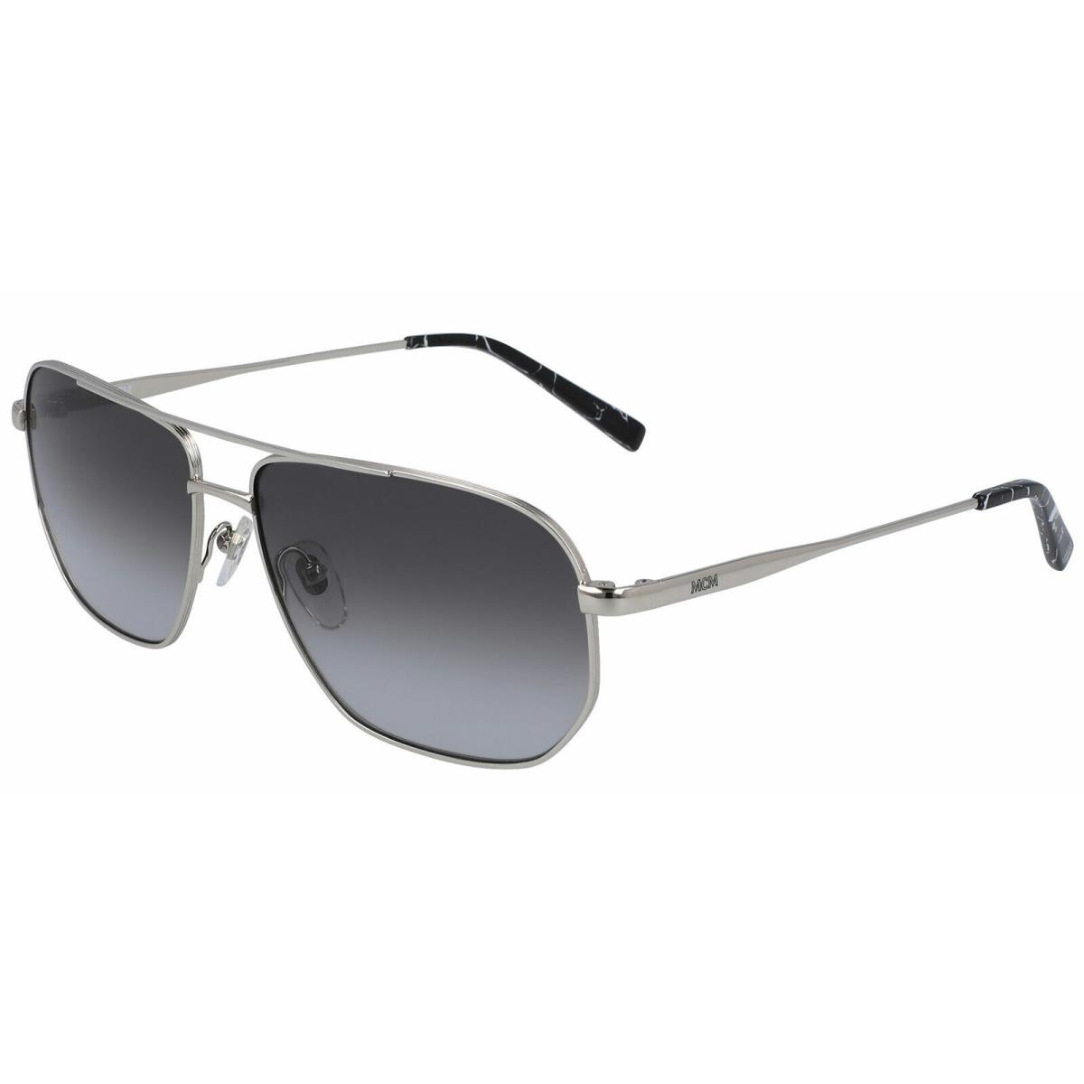 Mcm MCM141S-045 Unisex Silver-tone Sunglasses Grey Gradient Lens