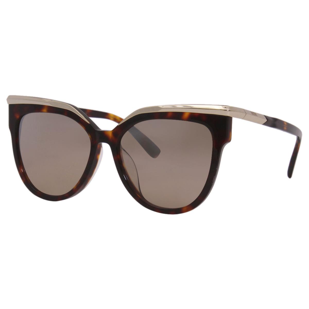 Mcm MCM637SK 215 Sunglasses Women`s Tortoise/brown Mirror Lenses Butterfly 56mm