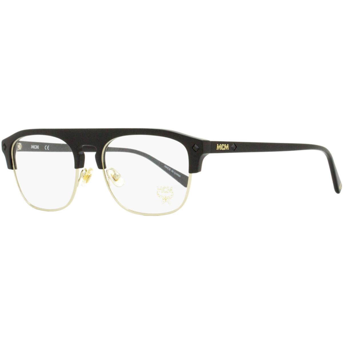 Mcm Women`s Eyeglasses Black Plastic Half Rim Square Frame Mcm 2700 001