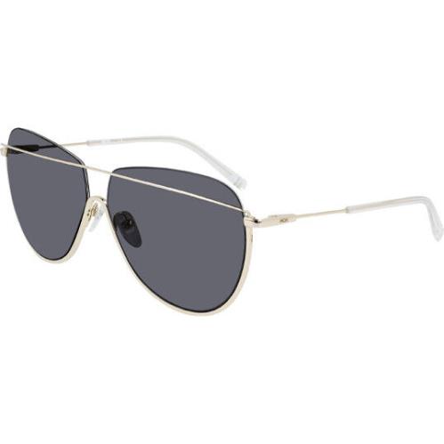 Mcm Women`s Shiny Gold-tone Semi-rimless Aviator Sunglasses - 158S 738