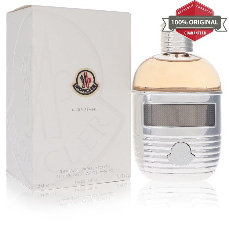 Moncler Perfume 5 oz Edp Spray Refillable + Led Screen For Women by Moncler