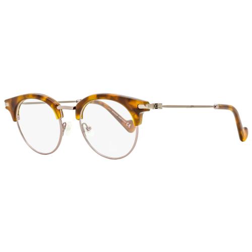 Moncler Oval Eyeglasses ML5020 053 Blonde Havana/bronze 47mm 5020