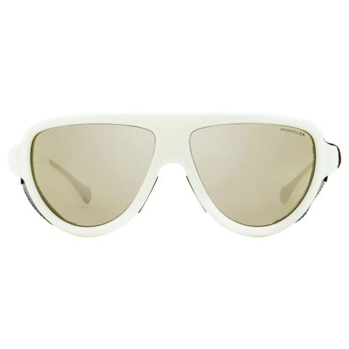 Moncler Pilot Sunglasses ML0089 21C White/black 57mm 0089