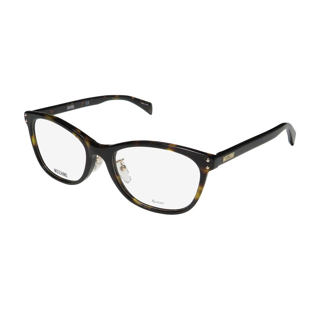 Moschino 540/F Italian Designer Premium Acetate Sleek Eyeglass Frame/glasses