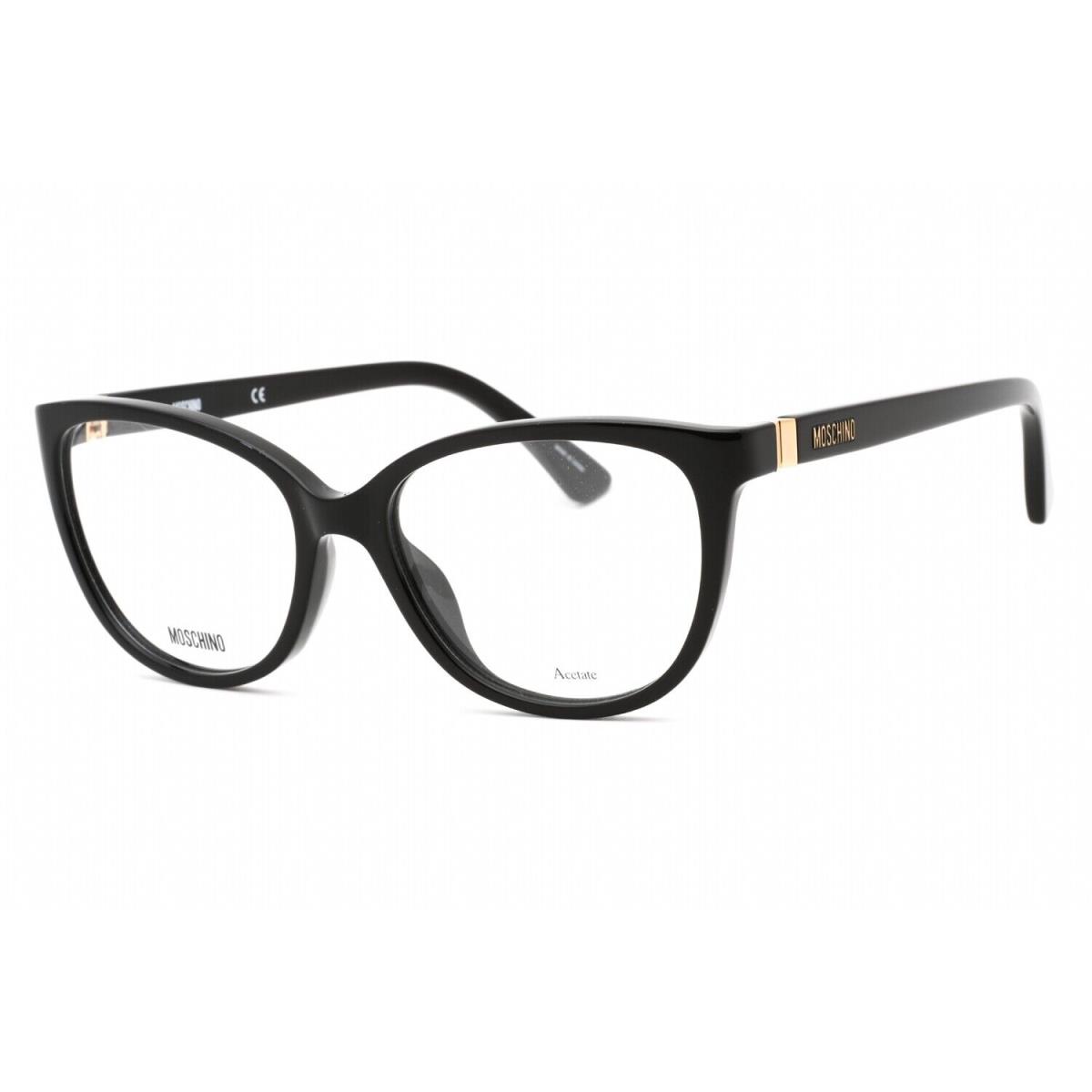 Moschino MOS559 0807 00 Eyeglasses Black Frame 53 Mm