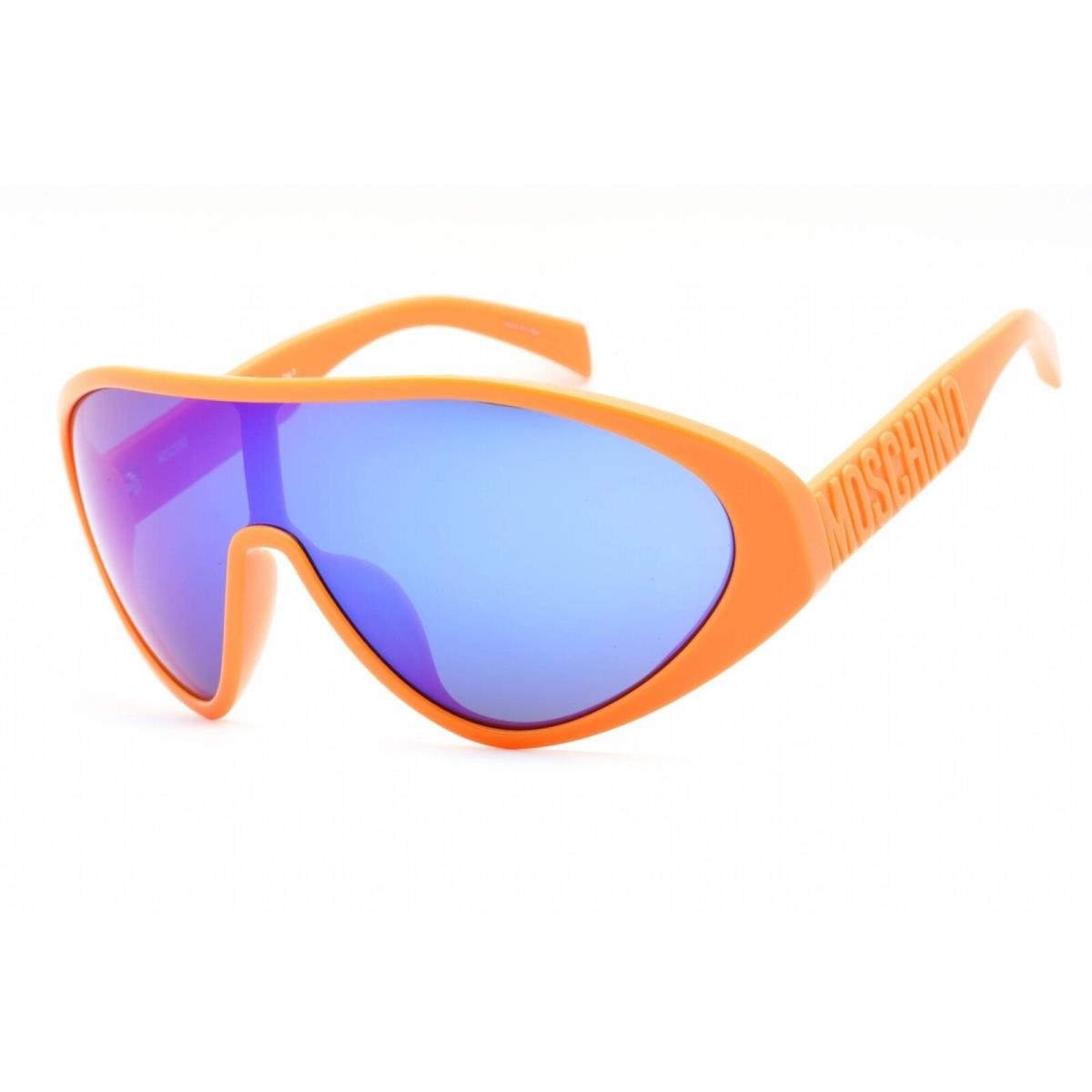 Moschino Unisex Sunglasses Orange Plastic Shield Full Rim Frame MOS157/S 0L7Q Z0