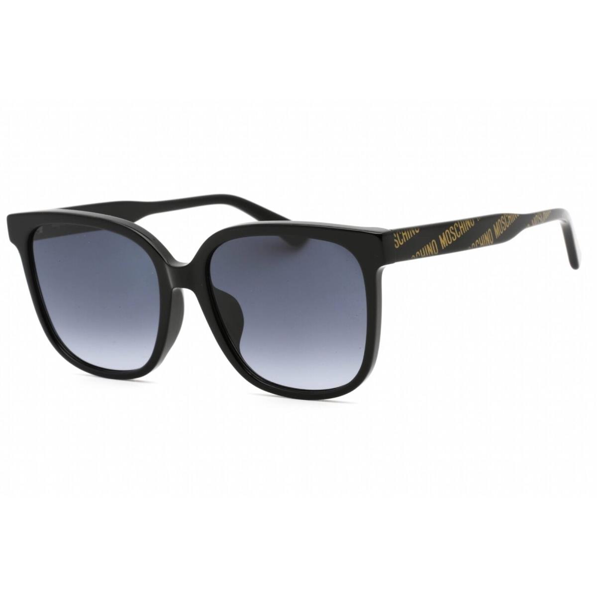 Moschino Women`s Sunglasses Rectangular Dark Grey Sf Lens MOS134/F/S 07RM 9O