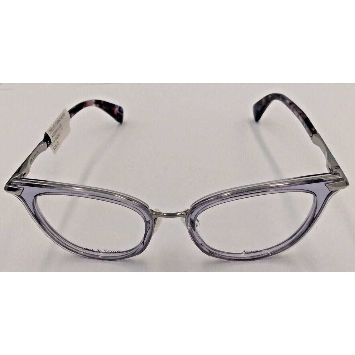 Rag Bone Glasses Womens /color/model Eyeglass Frames +case/bag 51-19-135/Lilac/RNB 3051-G