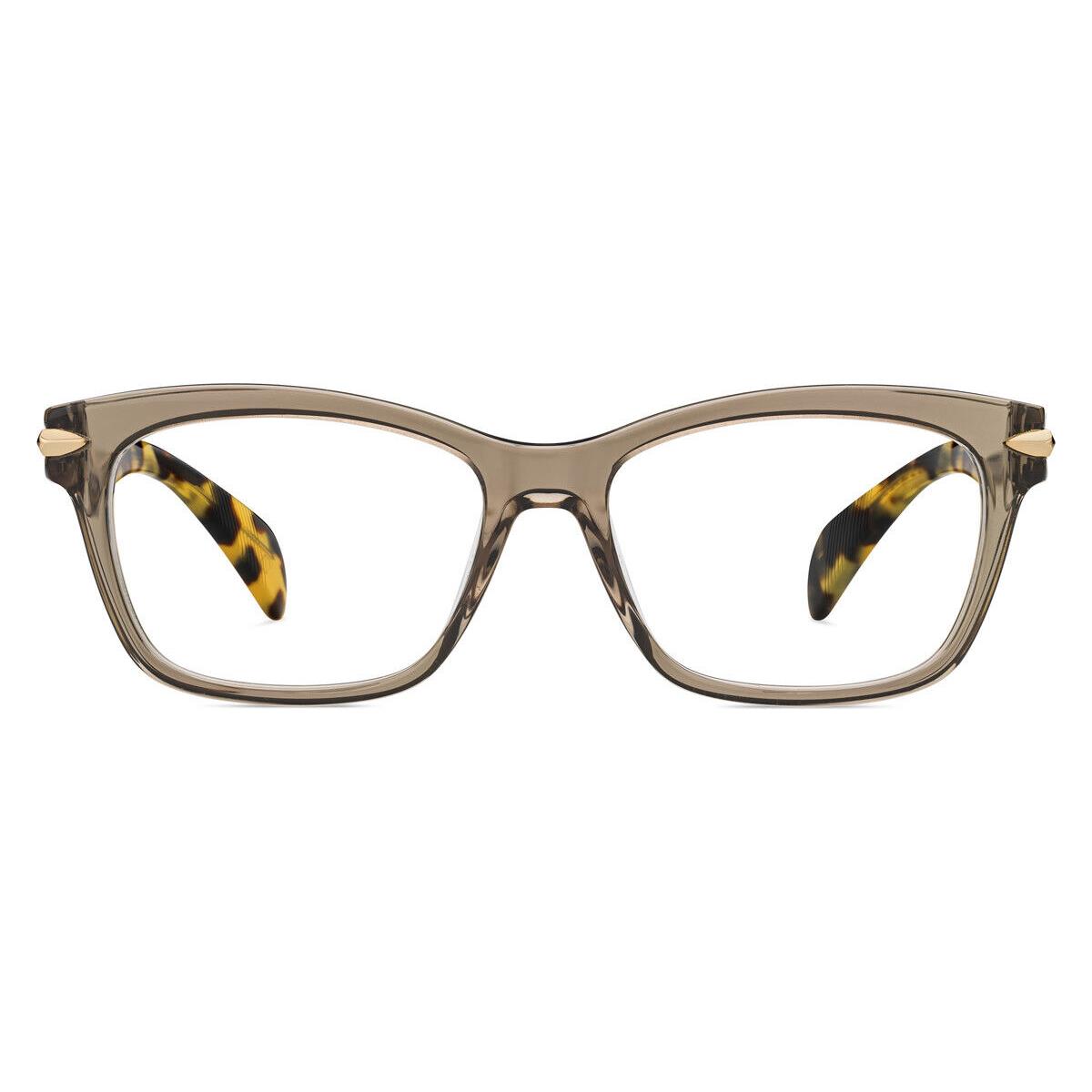 Rag Bone 3004 Eyeglasses Women 0ACI Gray Bksptd Cat Eye 52 - Frame: 0ACI Gray Bksptd, Lens: Demo, Code: 0ACI