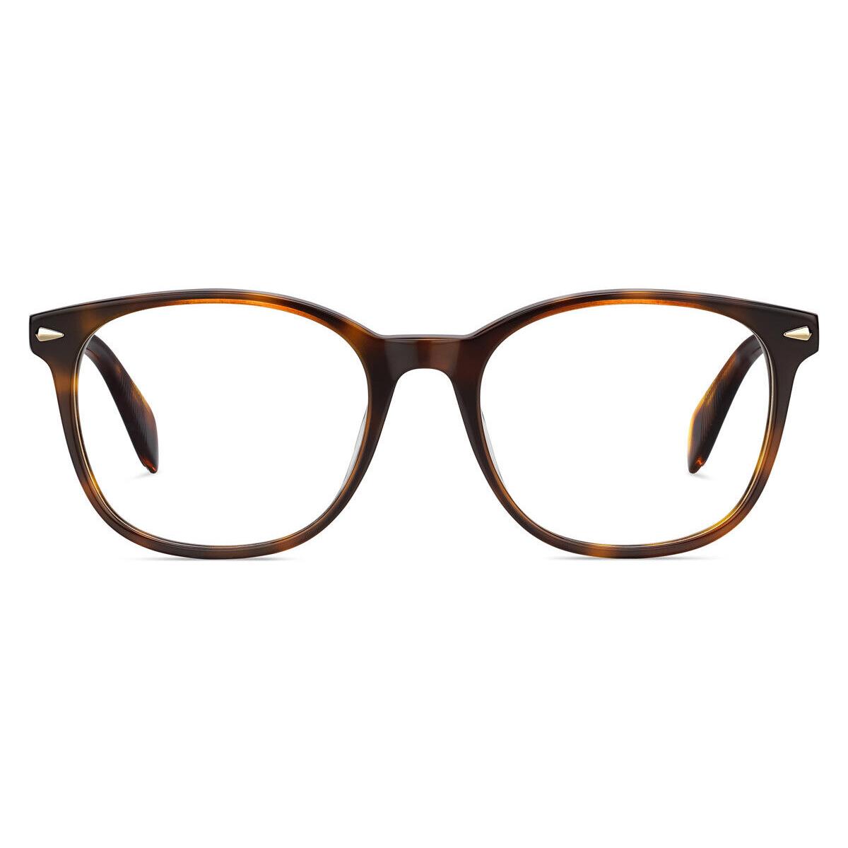 Rag Bone 3017 Eyeglasses Women 0086 Dark Havana Oval 51mm