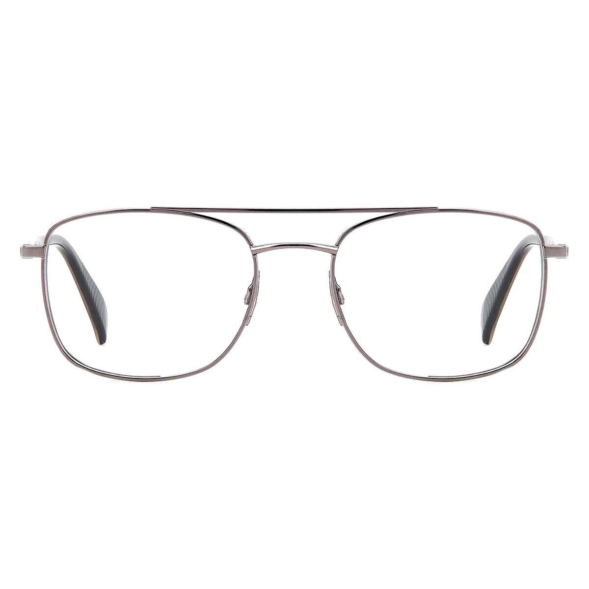 Rag Bone Rag Eyeglasses Men Dark Ruthenium Black 54mm