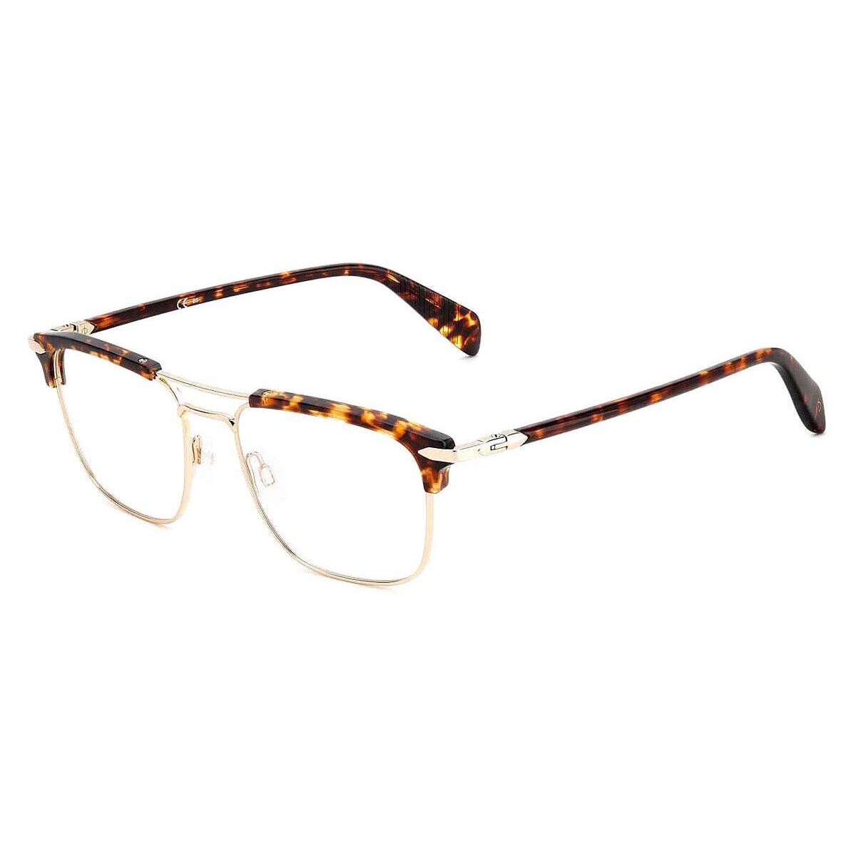 Rag Bone Rag Eyeglasses Men Havana 54mm - Frame: Havana, Lens: Demo