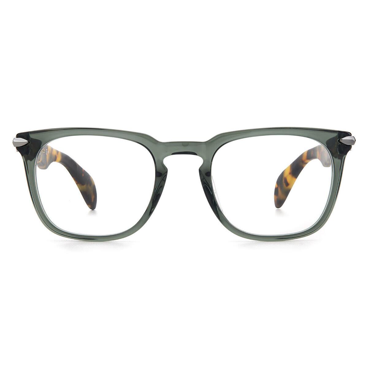 Rag Bone 7008 Eyeglasses Men Khaki Milky Havana Square 49mm