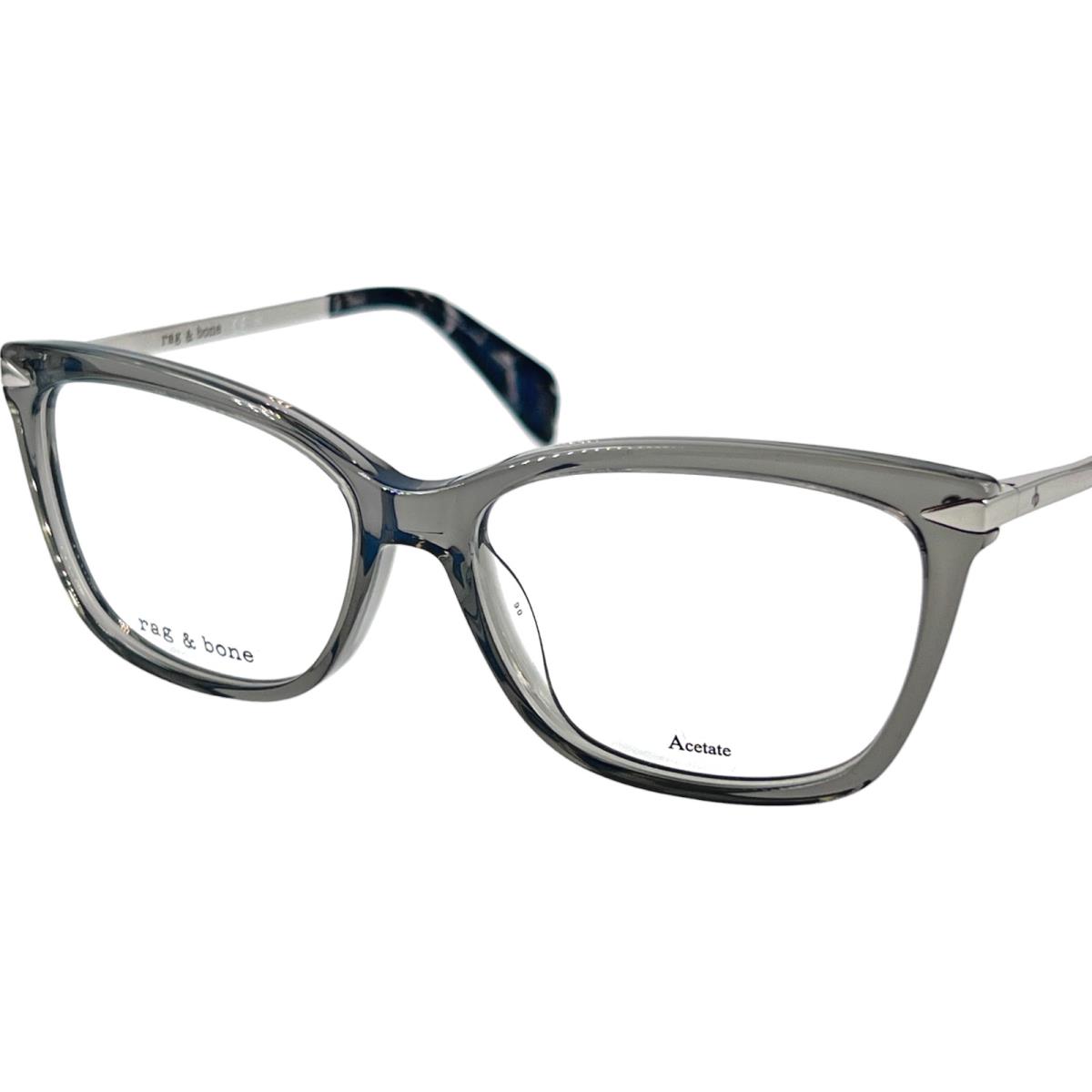 Rag Bone RNB3010 Women`s Plastic Eyeglass Frame 0KB7 Grey 52-15 Spring Hinges