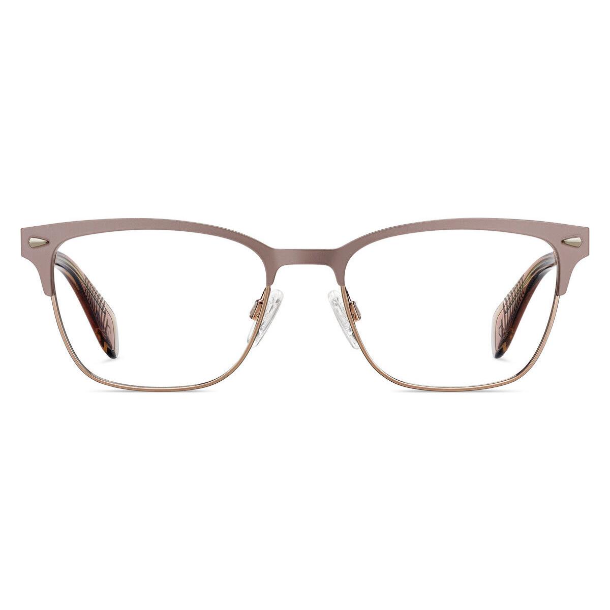 Rag Bone 3022 Eyeglasses Women 079U Mud Rectangle 53mm