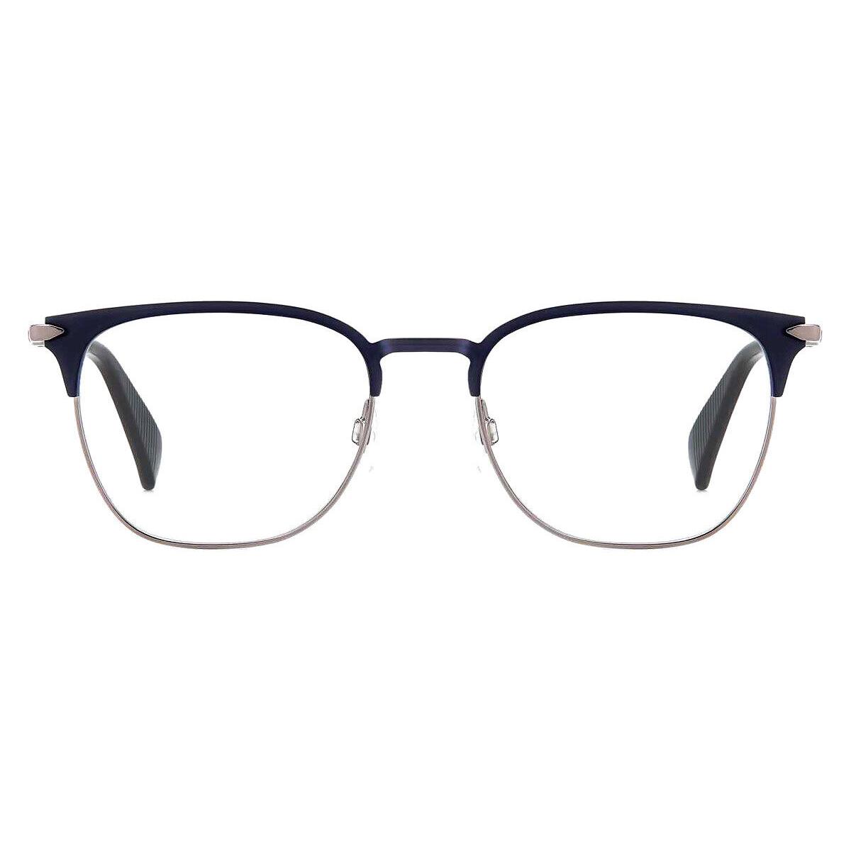 Rag Bone Rag Eyeglasses Men Matte Blue 53mm