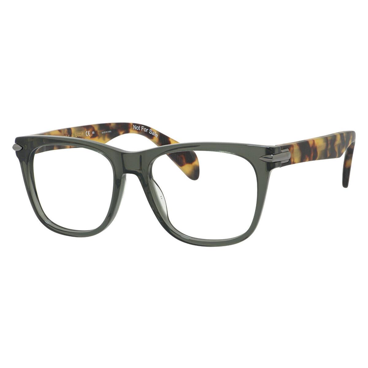 Rag Bone 7004 Eyeglasses Men 0T6V Khakmlk Havana Square 54