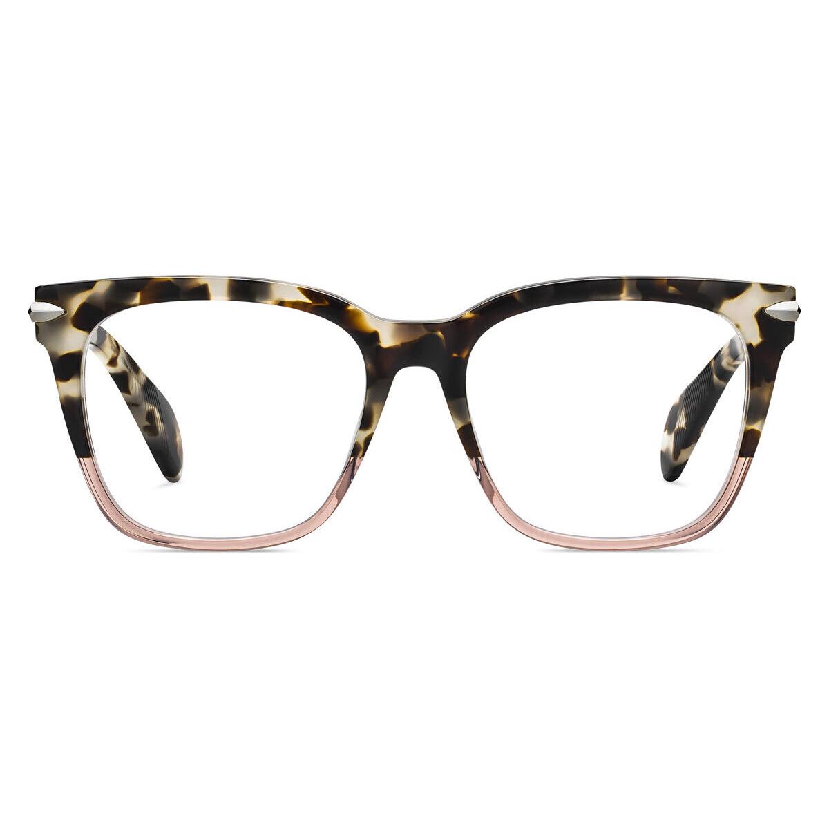 Rag Bone 3015 Eyeglasses 0ACI Gray Bksptd Rectangle 52mm - Frame: 0ACI Gray Bksptd, Lens: Demo, Code: 0ACI