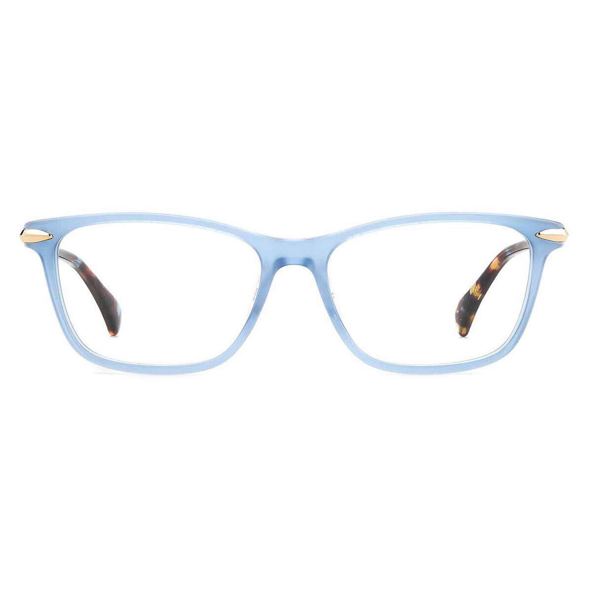 Rag Bone RNB3031 Eyeglasses Women Blue Rectangle 52mm