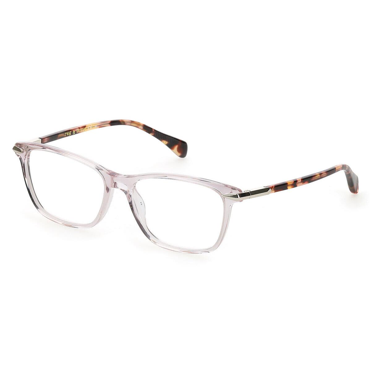 Rag Bone 3031 Eyeglasses Women 0FWM Rectangle 54mm - Frame: 0FWM Nude, Lens: Demo, Code: 0FWM