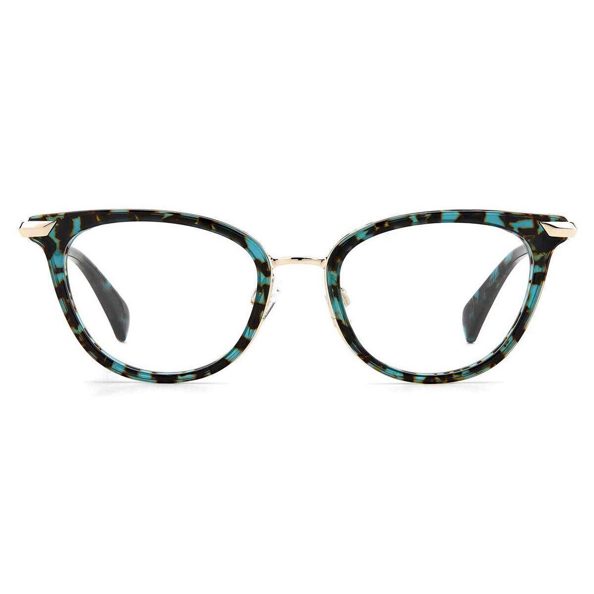 Rag Bone RNB3051/G Eyeglasses Women Green Havana Cat Eye 51