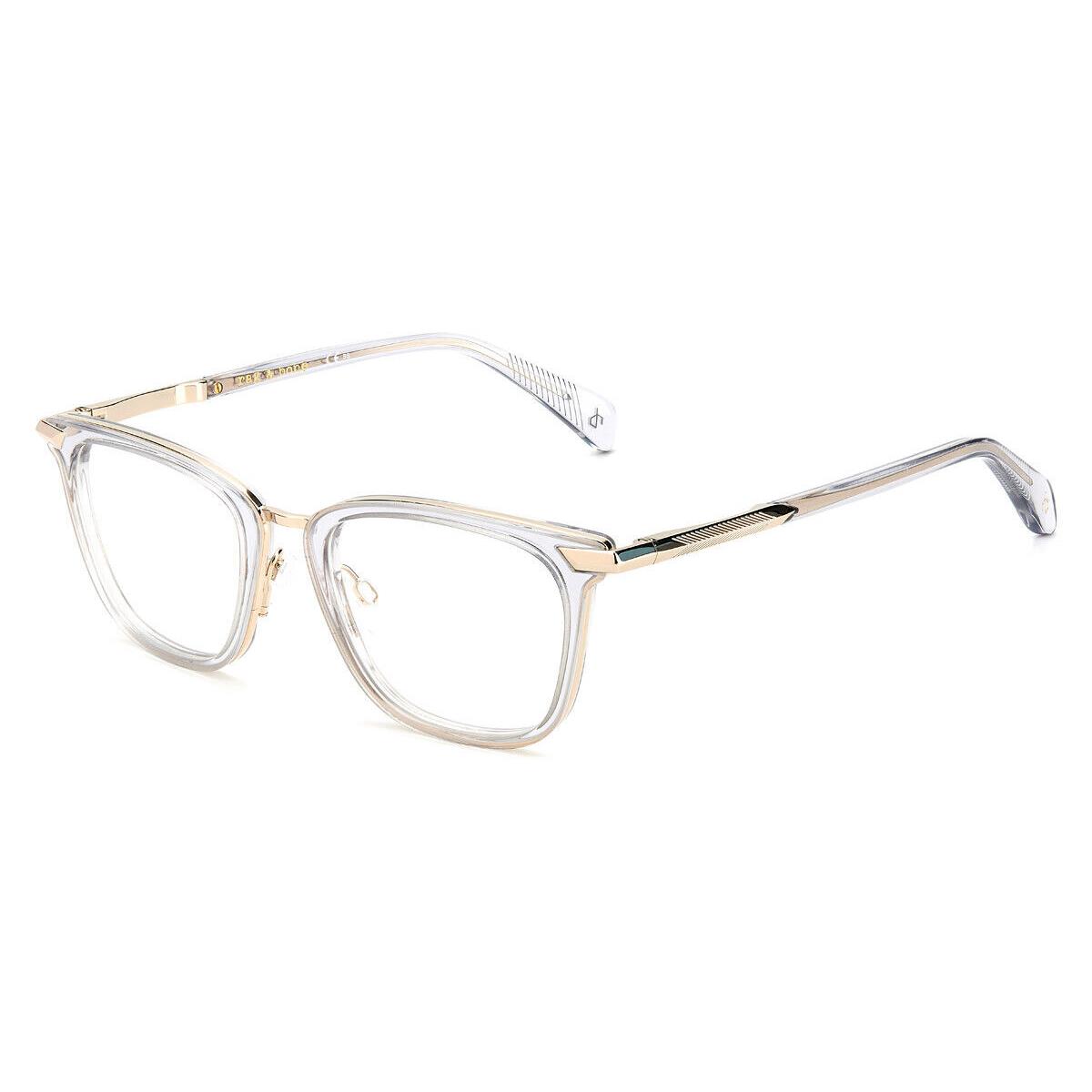 Rag Bone 8001 Eyeglasses Men Gray Square 51mm