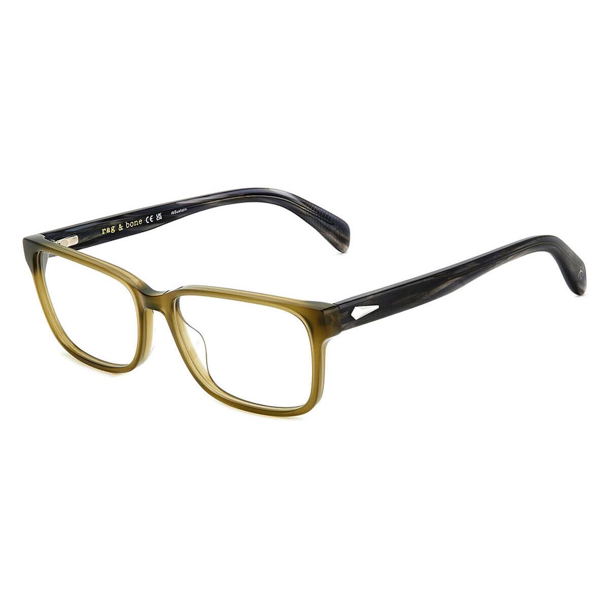 Rag Bone RNB7059/G Eyeglasses Men Olive 58mm