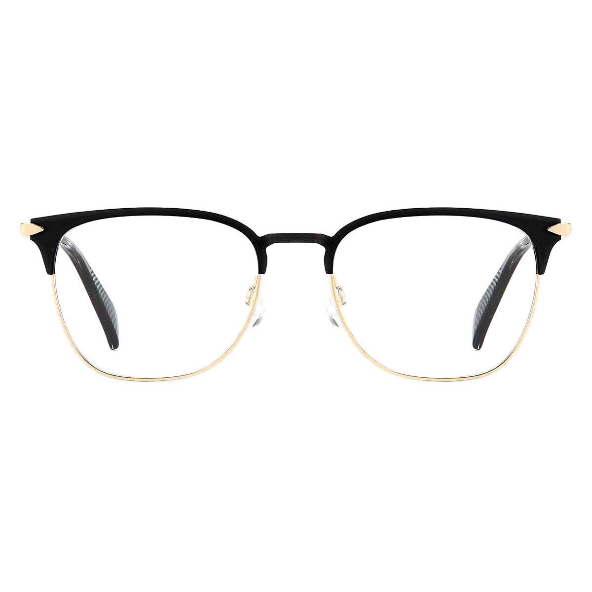 Rag Bone Rag Eyeglasses Men Matte Black 53mm - Frame: Matte Black, Lens: Demo