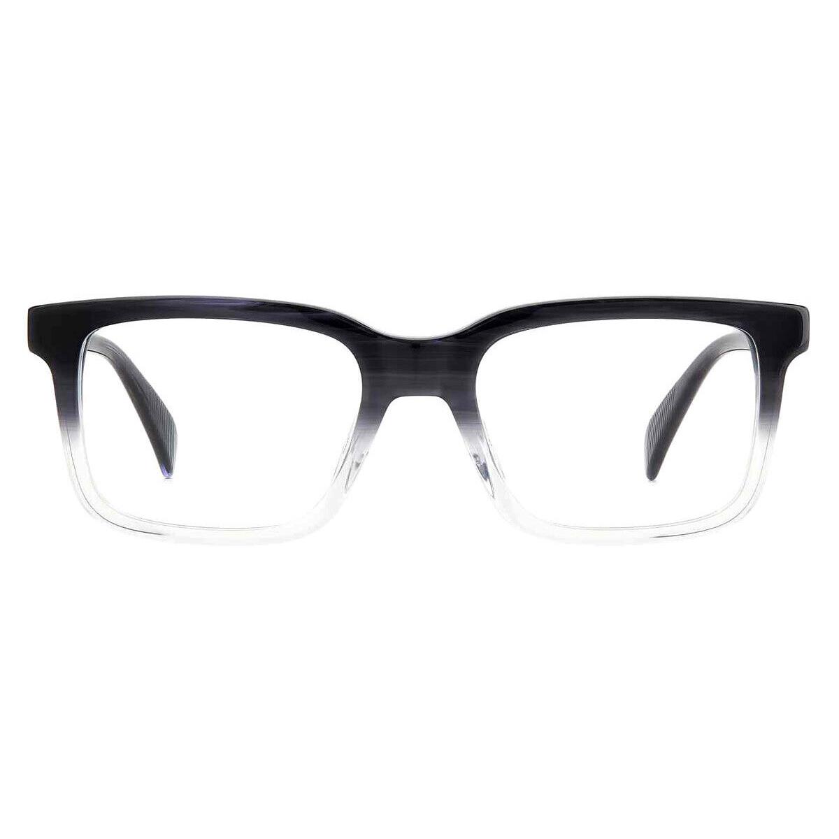 Rag Bone RNB7053/G Eyeglasses Gray Horn Rectangle 53mm - Frame: Gray Horn, Lens: Demo